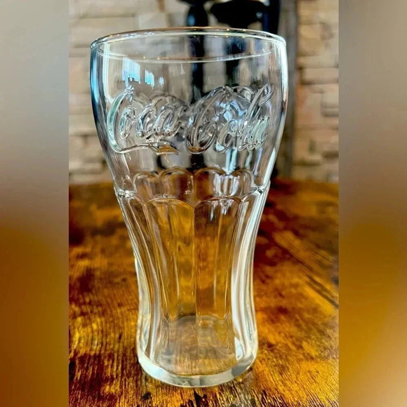 VINTAGE: Coca Cola | tall clear glass - Picture 1 of 9